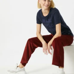 Marc O'Polo DENIM T-shirts Shirt Logo Tee Dames Blauw -About You Winkel 99576003cfb3e2044bfdf84c8a16ffc8 scaled