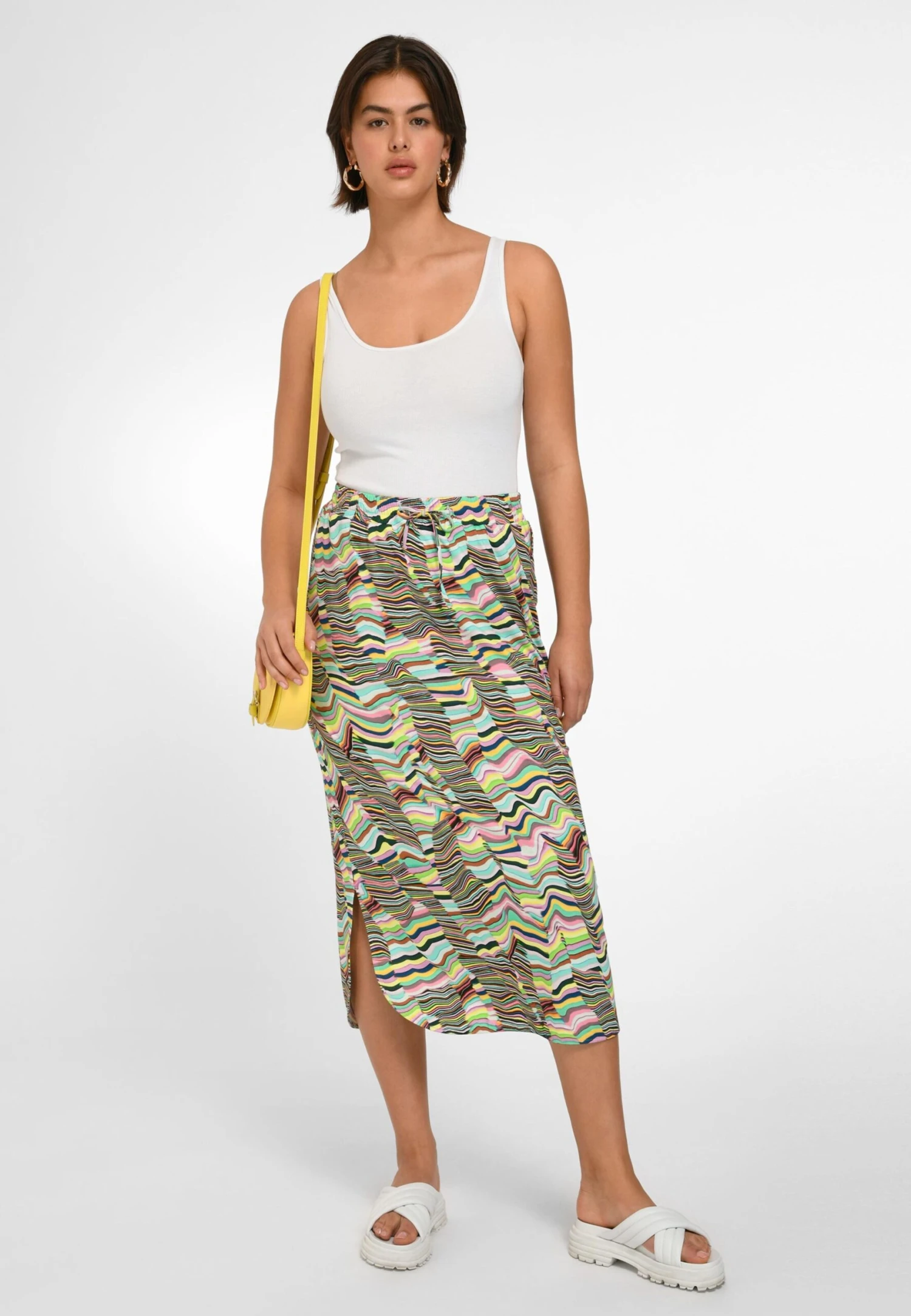 Midi Rokken Rok Dames Gemengde Kleuren 5 Midi Rokken Rok Dames Gemengde Kleuren - Afbeelding 3