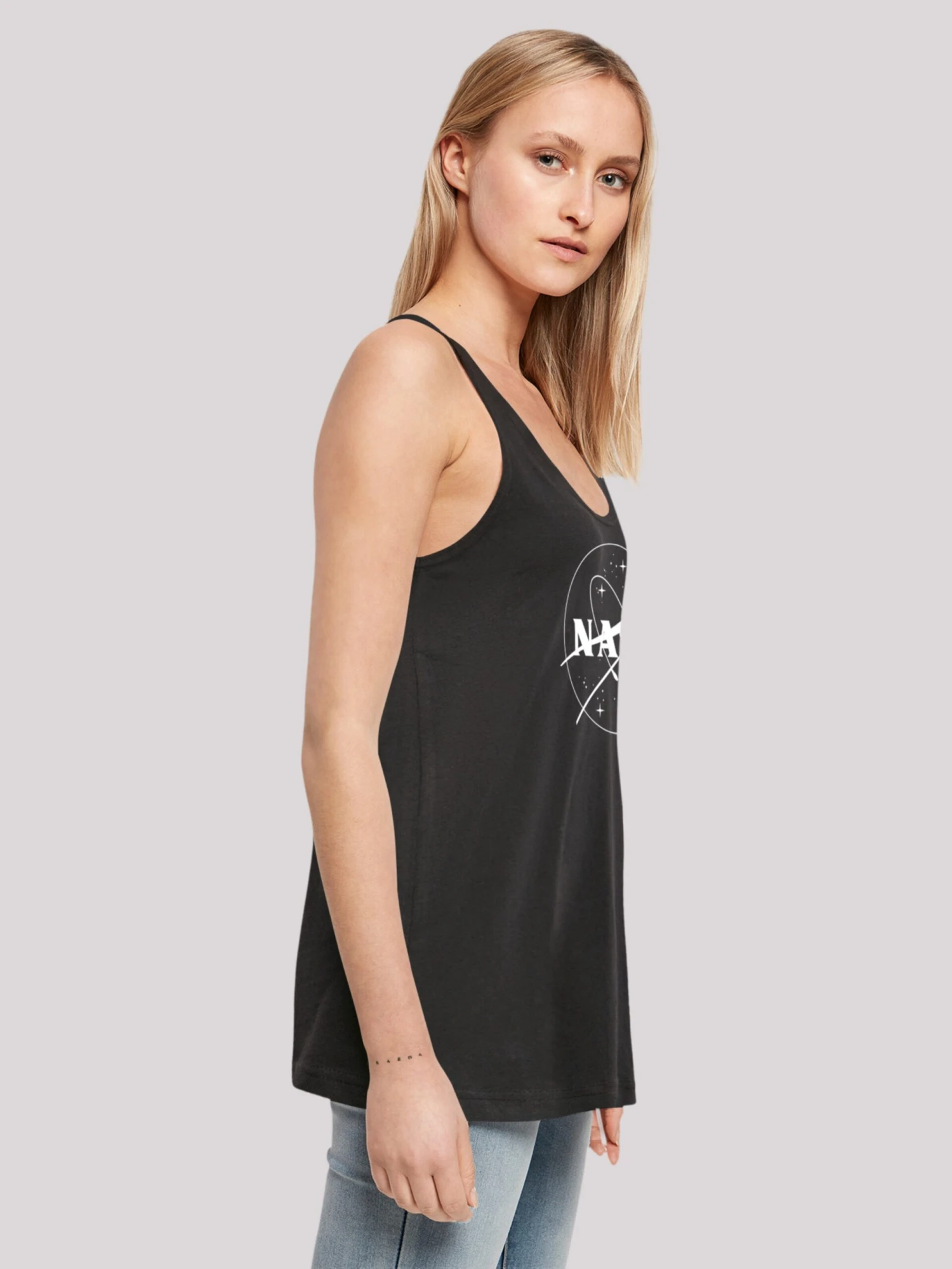 F4NT4STIC Tanktops Top NASA Classic Dames Zwart 8 F4NT4STIC Tanktops Top NASA Classic Dames Zwart - Afbeelding 6