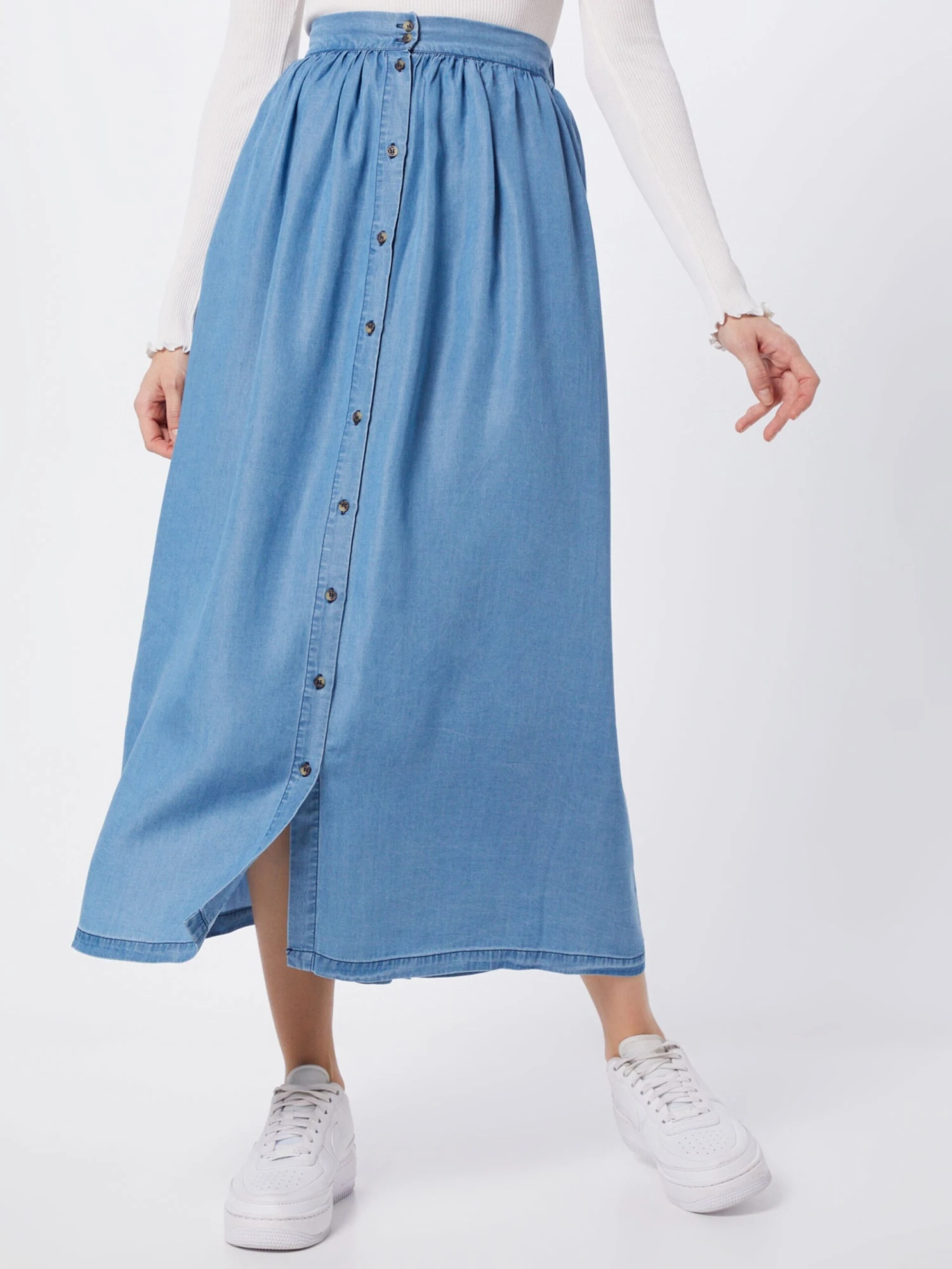 Soft Rebels Maxi Rokken Rok Moira Dames Blauw 4 Soft Rebels Maxi Rokken Rok Moira Dames Blauw - Afbeelding 2