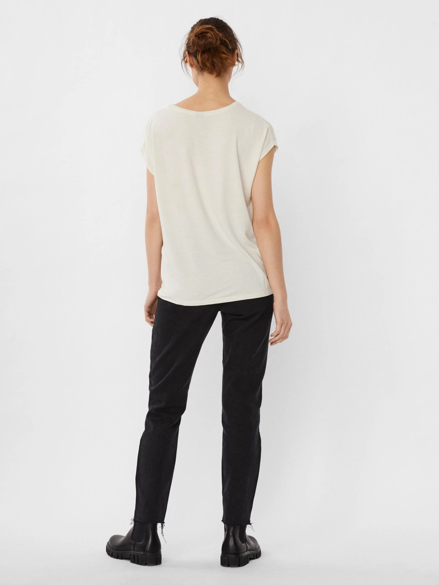 Vero Moda T-shirts Shirt Lava Dames Beige 5 Vero Moda T-shirts Shirt Lava Dames Beige - Afbeelding 3