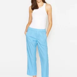 Angels Pantalons Wide Leg Broek Linn Jump Dames Lichtblauw -About You Winkel a6335d8edb40508c4a400680459fa782 scaled