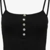 ONLY Crop Tops Top NESSA Dames Zwart