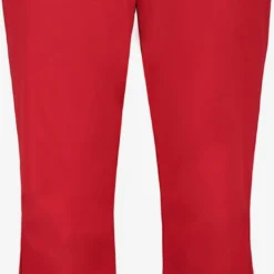 Ulla Popken Pantalons Regular Broek Dames Vuurrood