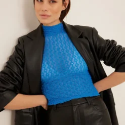 NA-KD Crop Tops Top Dames Azuur -About You Winkel a89f9879d0ffd9d90e68a5cd8dda80b6 scaled