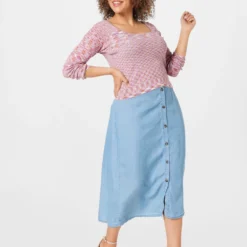 Midi Rokken Rok Maira Dames Blauw 11 Midi Rokken Rok Maira Dames Blauw -About You Winkel b035a566d8d6812bc8c3eeaba83e4a36 scaled