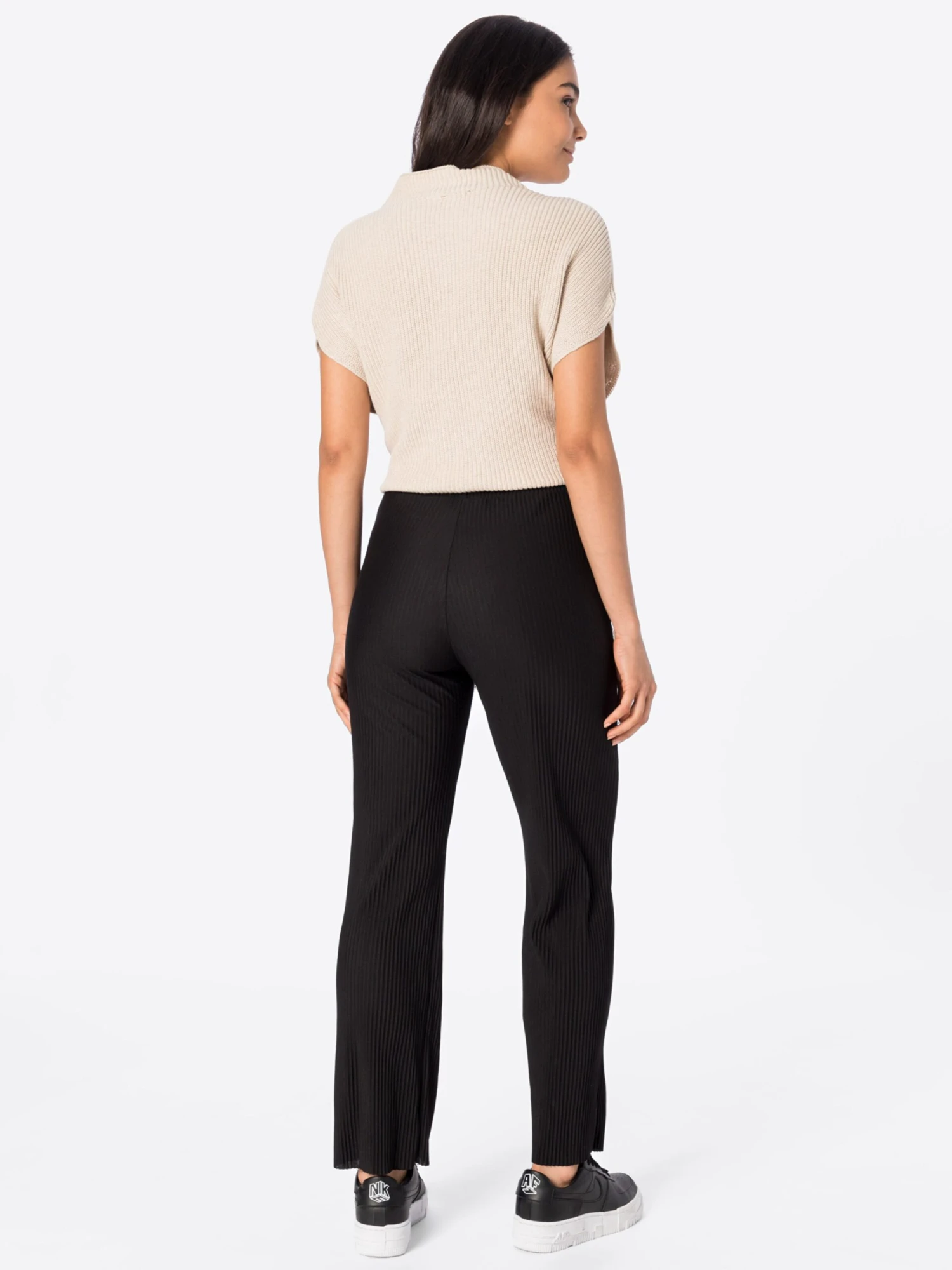 RIVER ISLAND Pantalons Wide Leg Broek Dames Zwart 6 RIVER ISLAND Pantalons Wide Leg Broek Dames Zwart - Afbeelding 4