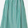 Marc O'Polo DENIM Midi Rokken Rok Dames Smaragd / Jade Groen