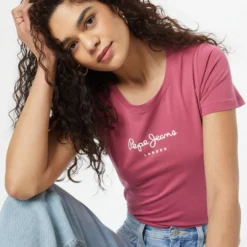 Pepe Jeans T-shirts Shirt NEW VIRGINIA Dames Roze -About You Winkel ba9b587d7ec7c297fb8c65a1dc0ffe7e scaled
