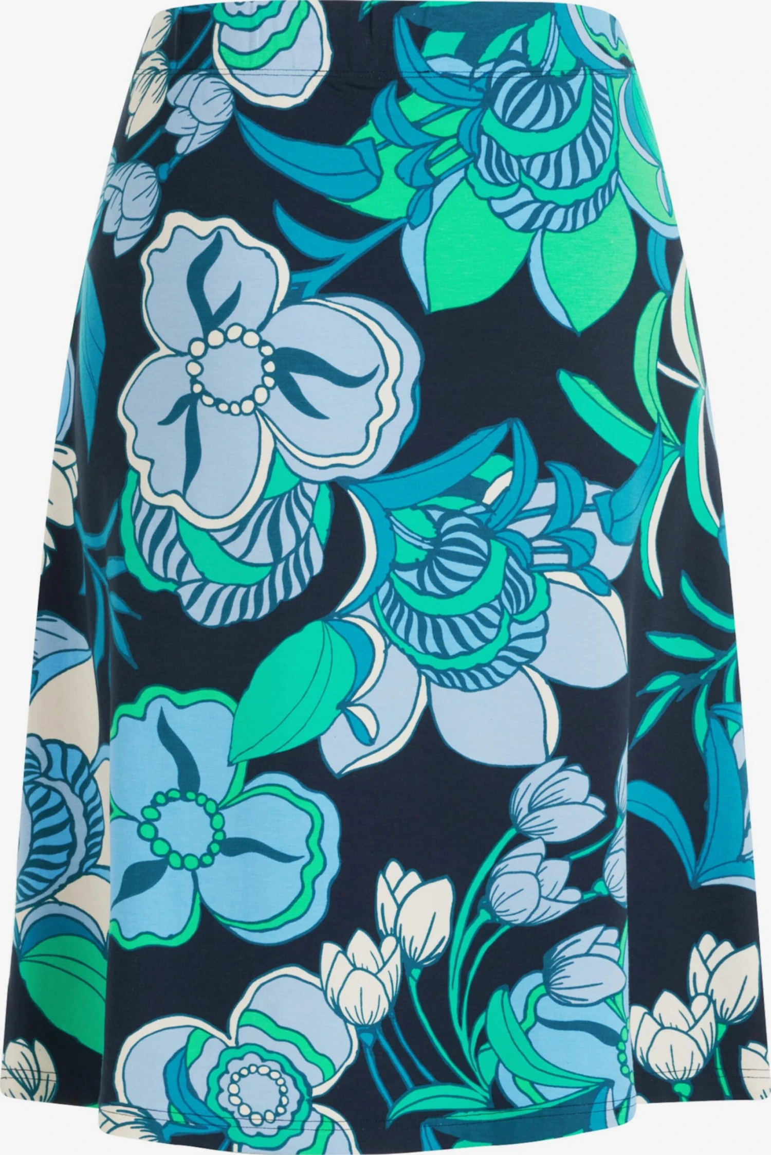 Betty Barclay Midi Rokken Rok Dames Donkerblauw 4 Betty Barclay Midi Rokken Rok Dames Donkerblauw - Afbeelding 2