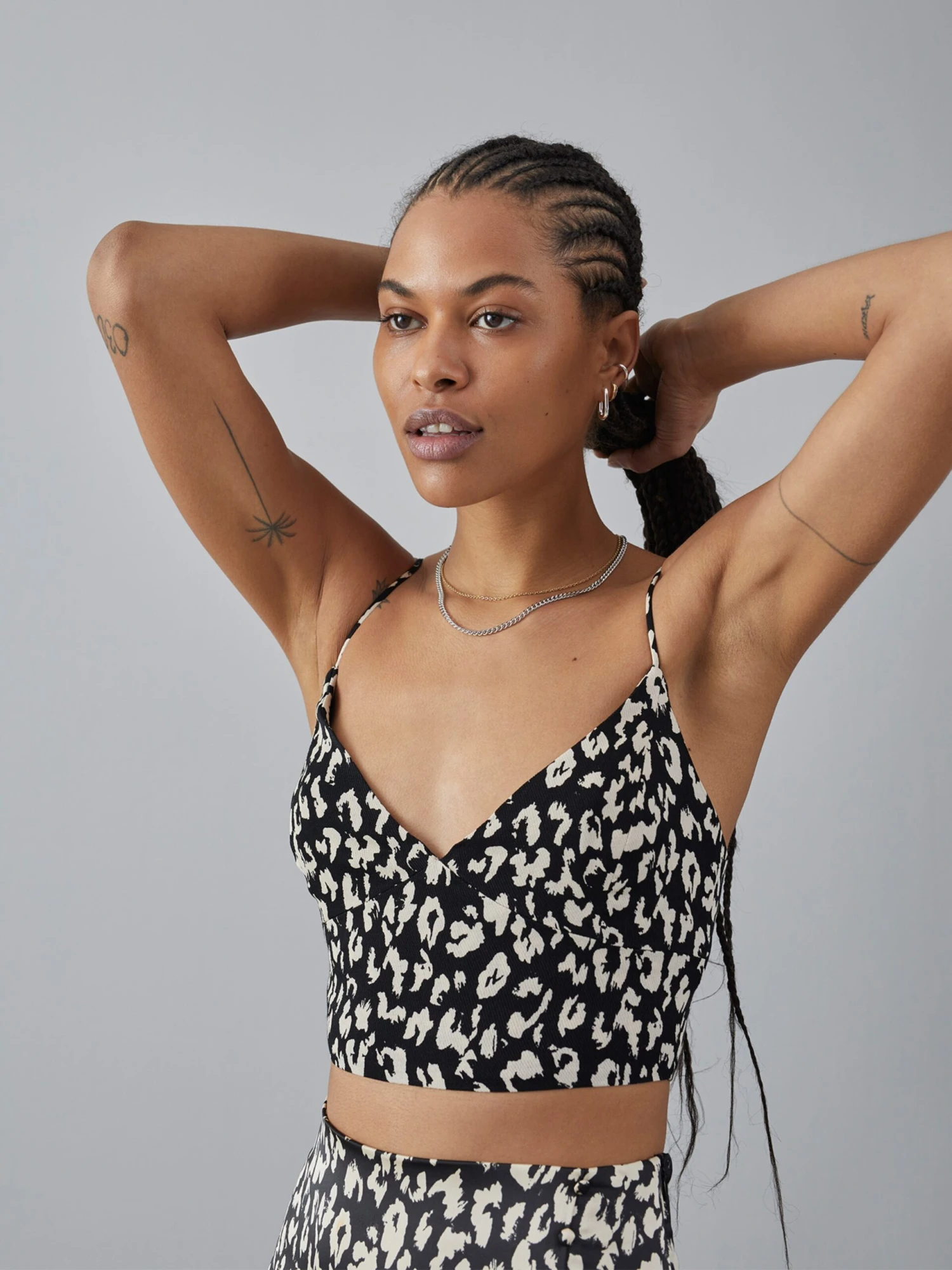 Crop Tops Top Dana Dames Zwart 4 Crop Tops Top Dana Dames Zwart - Afbeelding 2