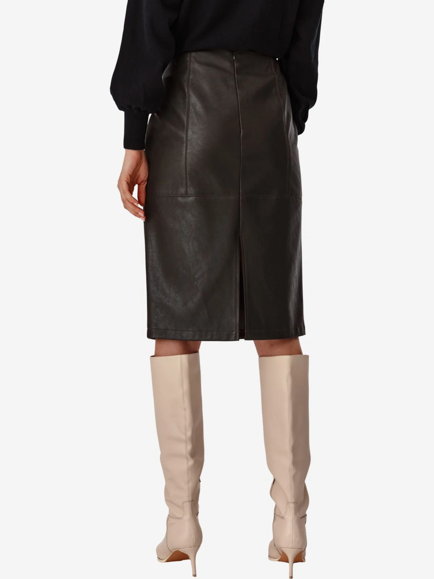 Leren Rokken Rok LEDIKO Dames Spar 7 Leren Rokken Rok LEDIKO Dames Spar - Afbeelding 5