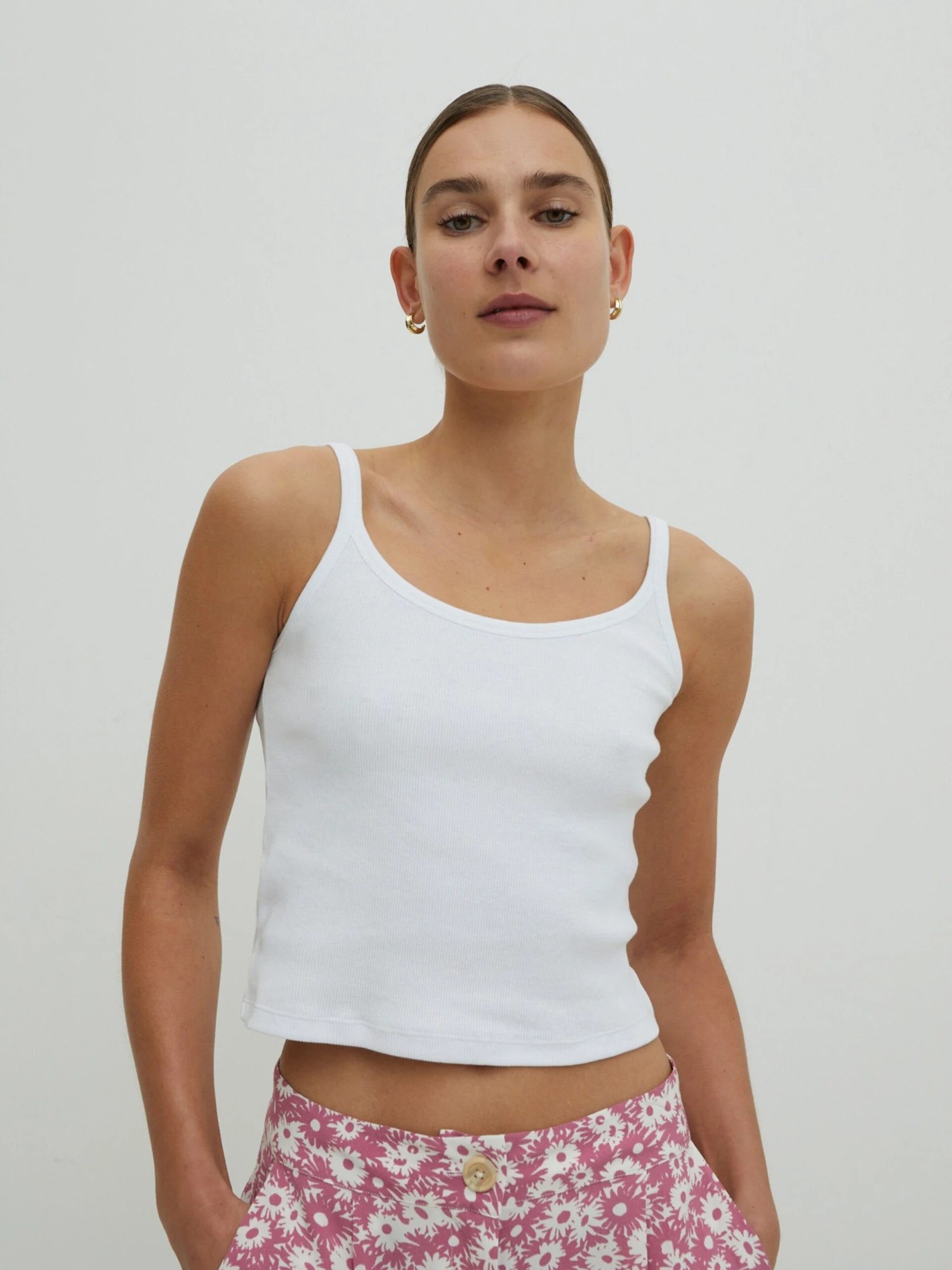 EDITED Tanktops Top Melissa Dames Wit 5 EDITED Tanktops Top Melissa Dames Wit - Afbeelding 3