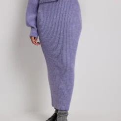 NA-KD Maxi Rokken Rok Dames Lila