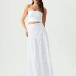 Maxi Rokken Rok CASEY Dames Wit -About You Winkel c23500dbfe54a64a29536bf432a1186f scaled