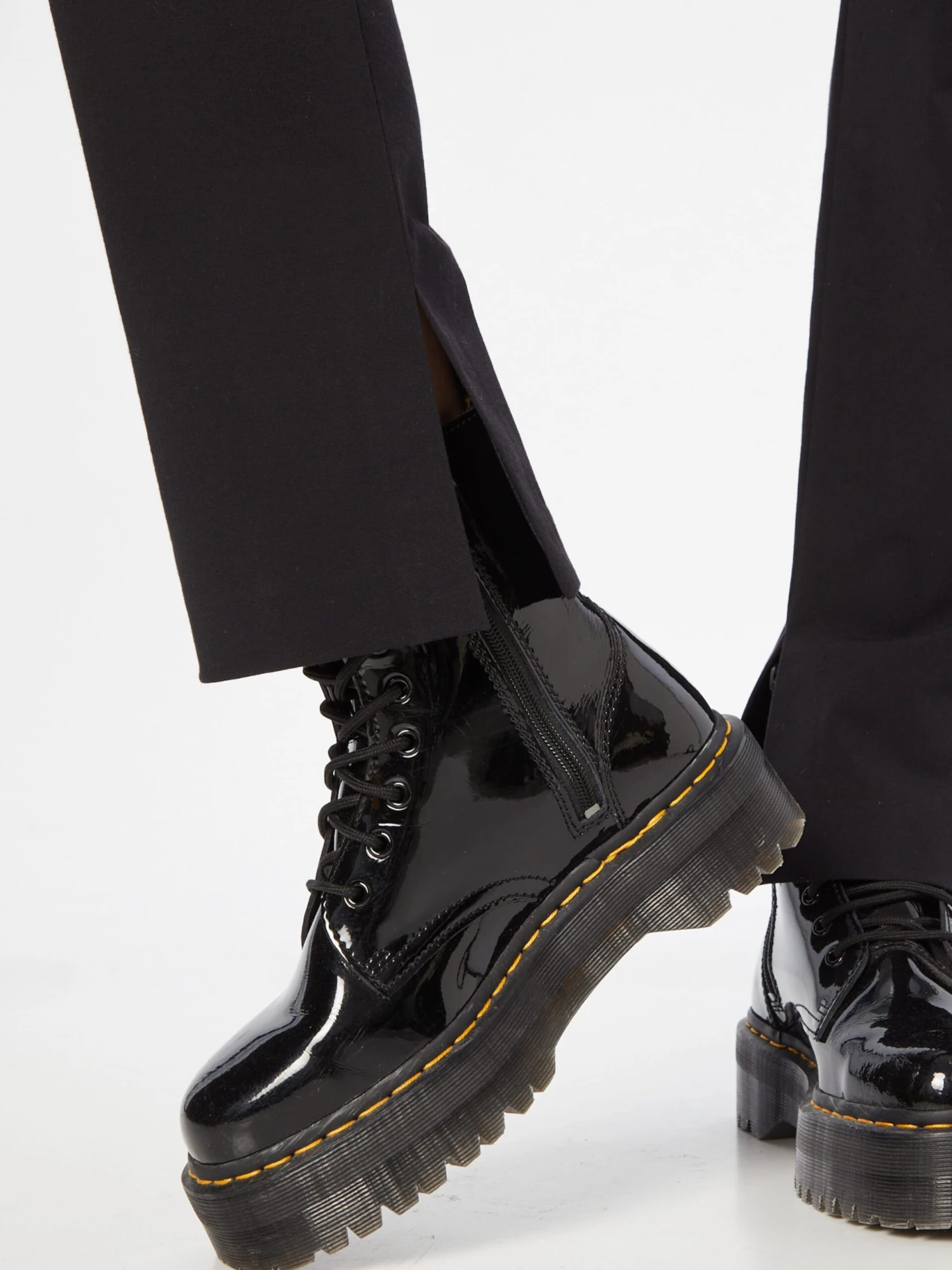 WEEKDAY Pantalons Slimfit Broek Melody Dames Zwart 4 WEEKDAY Pantalons Slimfit Broek Melody Dames Zwart - Afbeelding 2