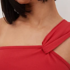 NA-KD Tanktops Top Dames Rood -About You Winkel c392908f58841f180b102bae8f4b0aaf scaled