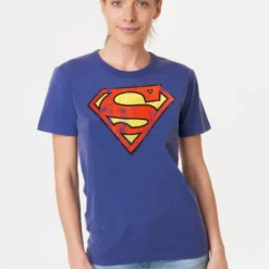 Logoshirt T-shirts Shirt DC Comics – Superman Dames Blauw -About You Winkel c47fcfd7d3abc89119a025eb1e734395 scaled