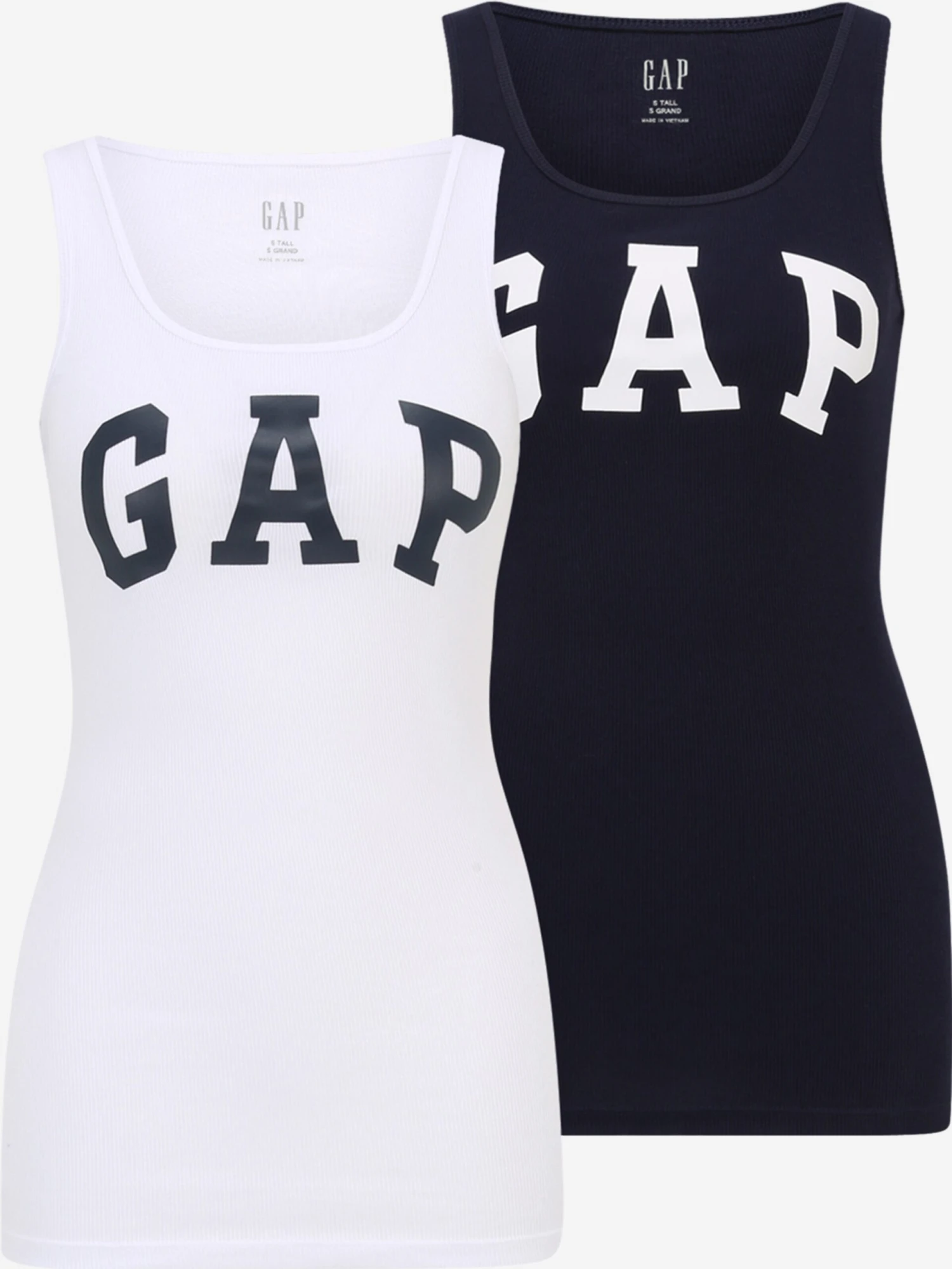 Tanktops Top Dames Navy / Wit 3 Tanktops Top Dames Navy / Wit