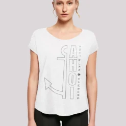 F4NT4STIC T-shirts Shirt Ahoi Anker Outlines Knut & Jan Hamburg Dames Wit -About You Winkel c5d6262813dbedb1247e5fab8f49e195 scaled