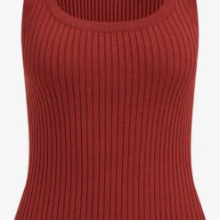 WE FASHION Tanktops Top Dames Donkerrood