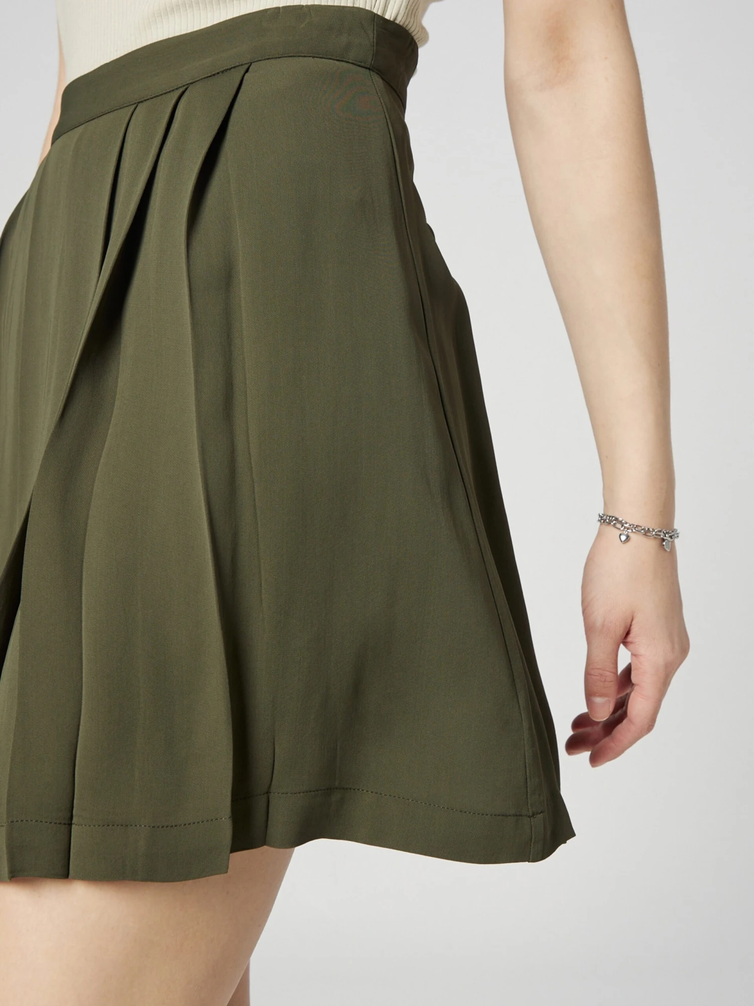 Mini Rokken Rok Ina Dames Kaki 4 Mini Rokken Rok Ina Dames Kaki - Afbeelding 2