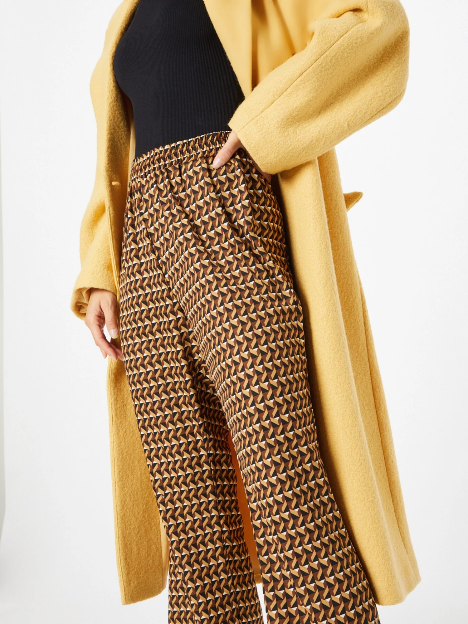 ONLY Pantalons Flared Broek DIEM LIFE Dames Bruin / Karamel 4 ONLY Pantalons Flared Broek DIEM LIFE Dames Bruin / Karamel - Afbeelding 2