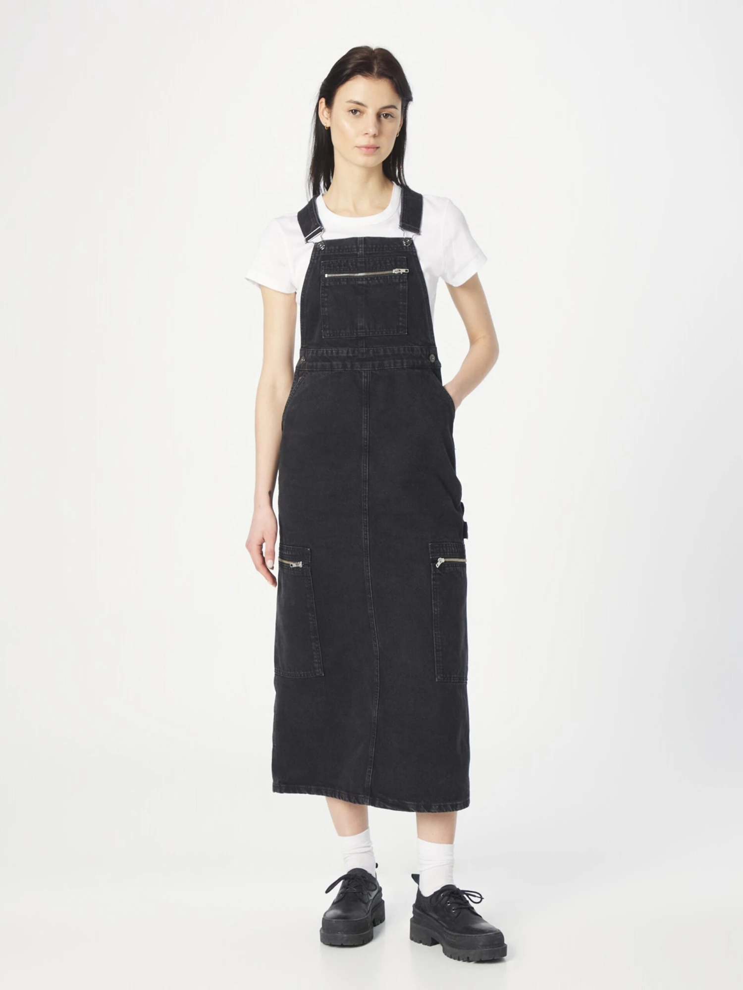 The Ragged Priest Spijkerrokken Overgooier RHEA Dames Zwart 5 The Ragged Priest Spijkerrokken Overgooier RHEA Dames Zwart - Afbeelding 3