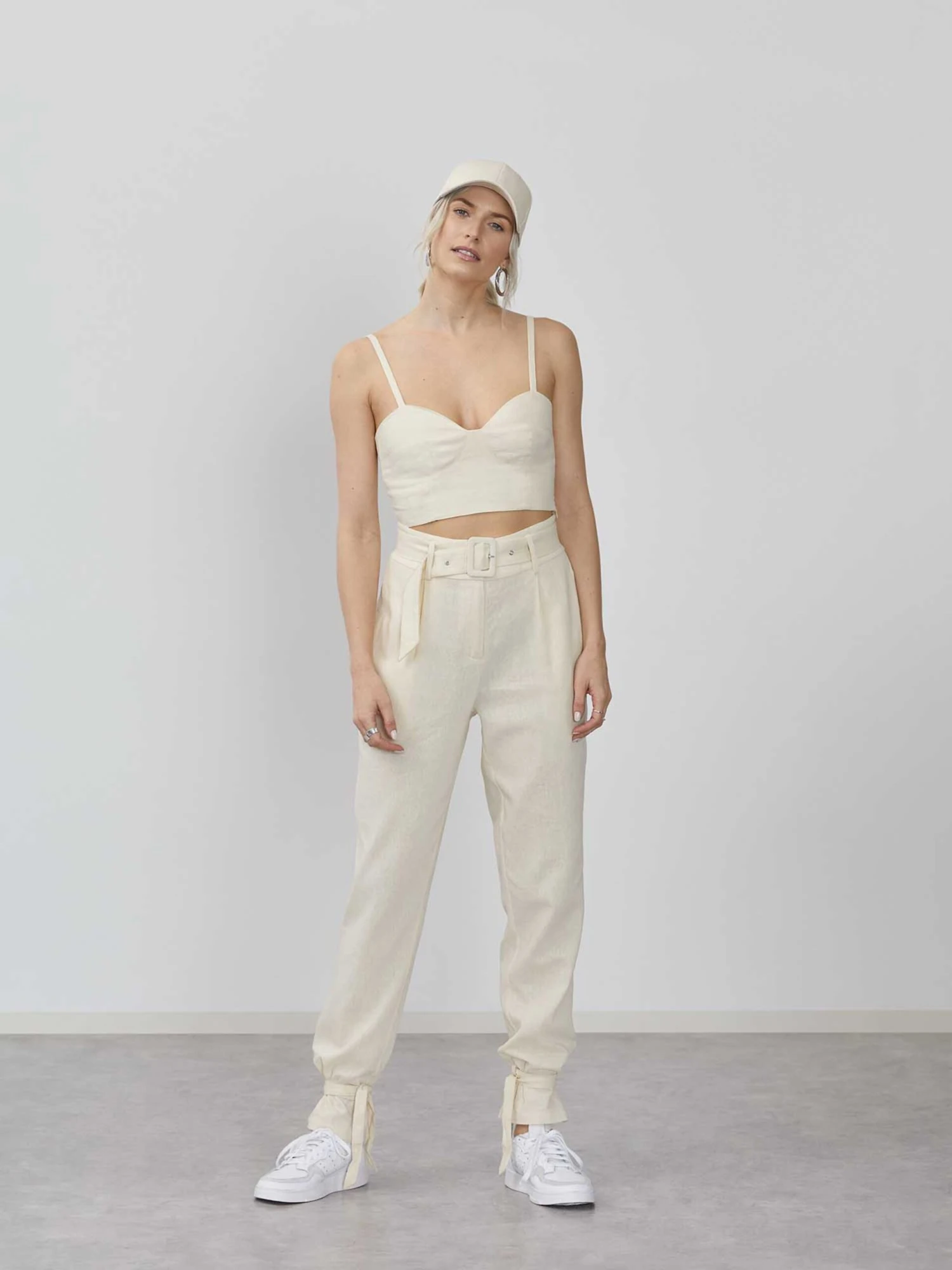 Crop Tops Top Elina Dames Beige / Crème 8 Crop Tops Top Elina Dames Beige / Crème - Afbeelding 6