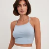 NA-KD Crop Tops Top Dames Blauw -About You Winkel c977fd8c2b4544596edc3eb24def84f4 scaled