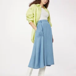 Masai Maxi Rokken Rok MASilje Dames Smoky Blue -About You Winkel ceb689ea1948bb871d3f3abb51de473e scaled