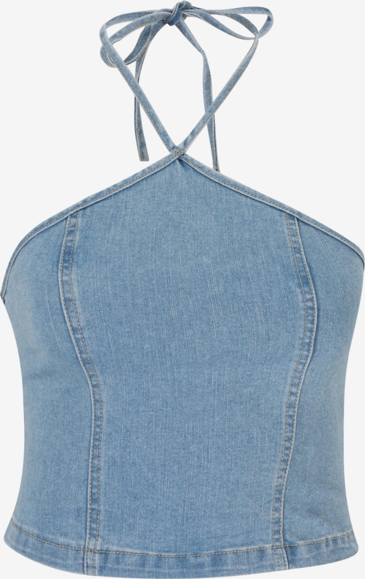 Noisy May Petite Crop Tops Top NICKY Dames Blauw 3 Noisy May Petite Crop Tops Top NICKY Dames Blauw