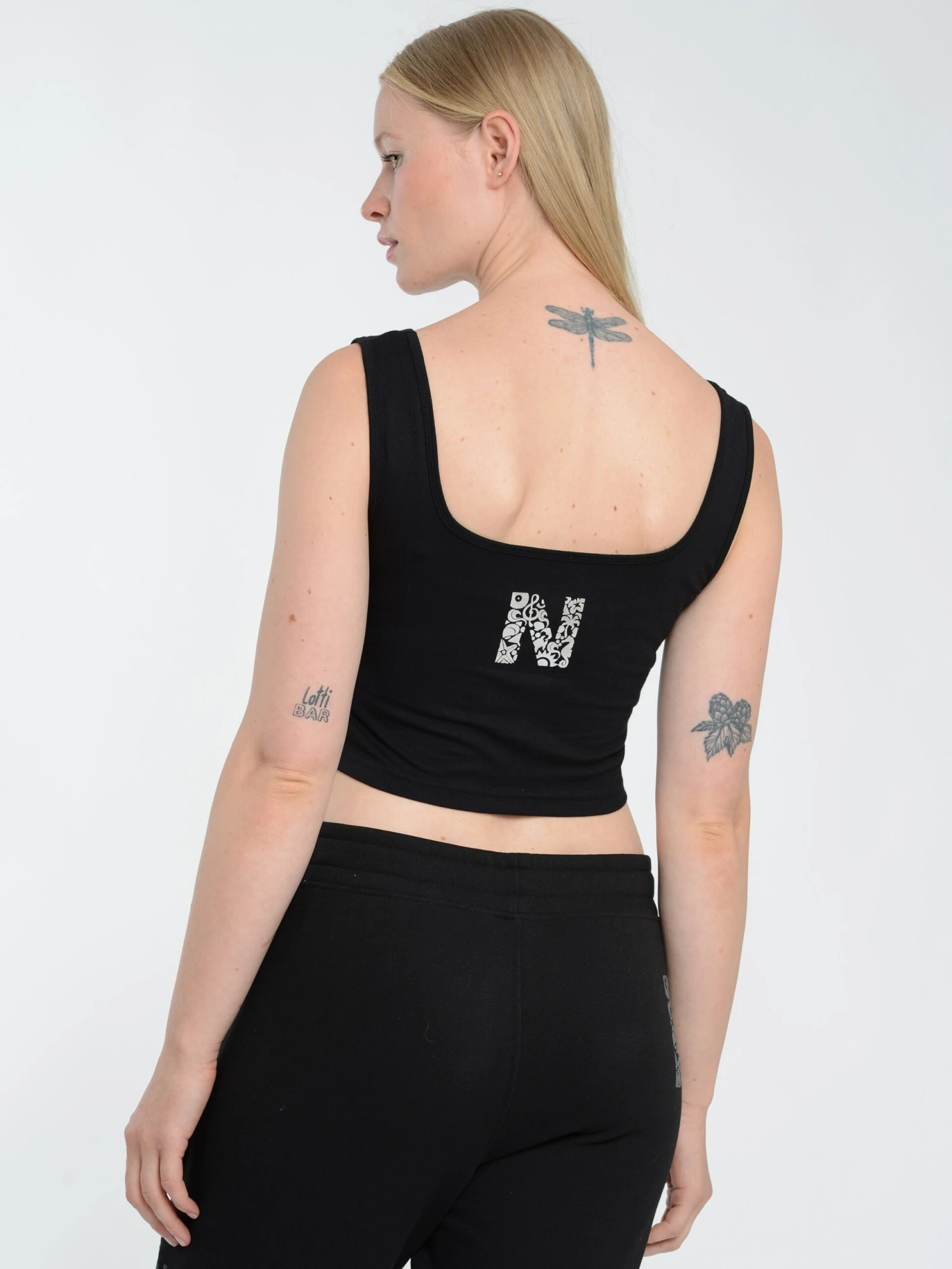 Tanktops Top NB22002 Dames Zwart 6 Tanktops Top NB22002 Dames Zwart - Afbeelding 4