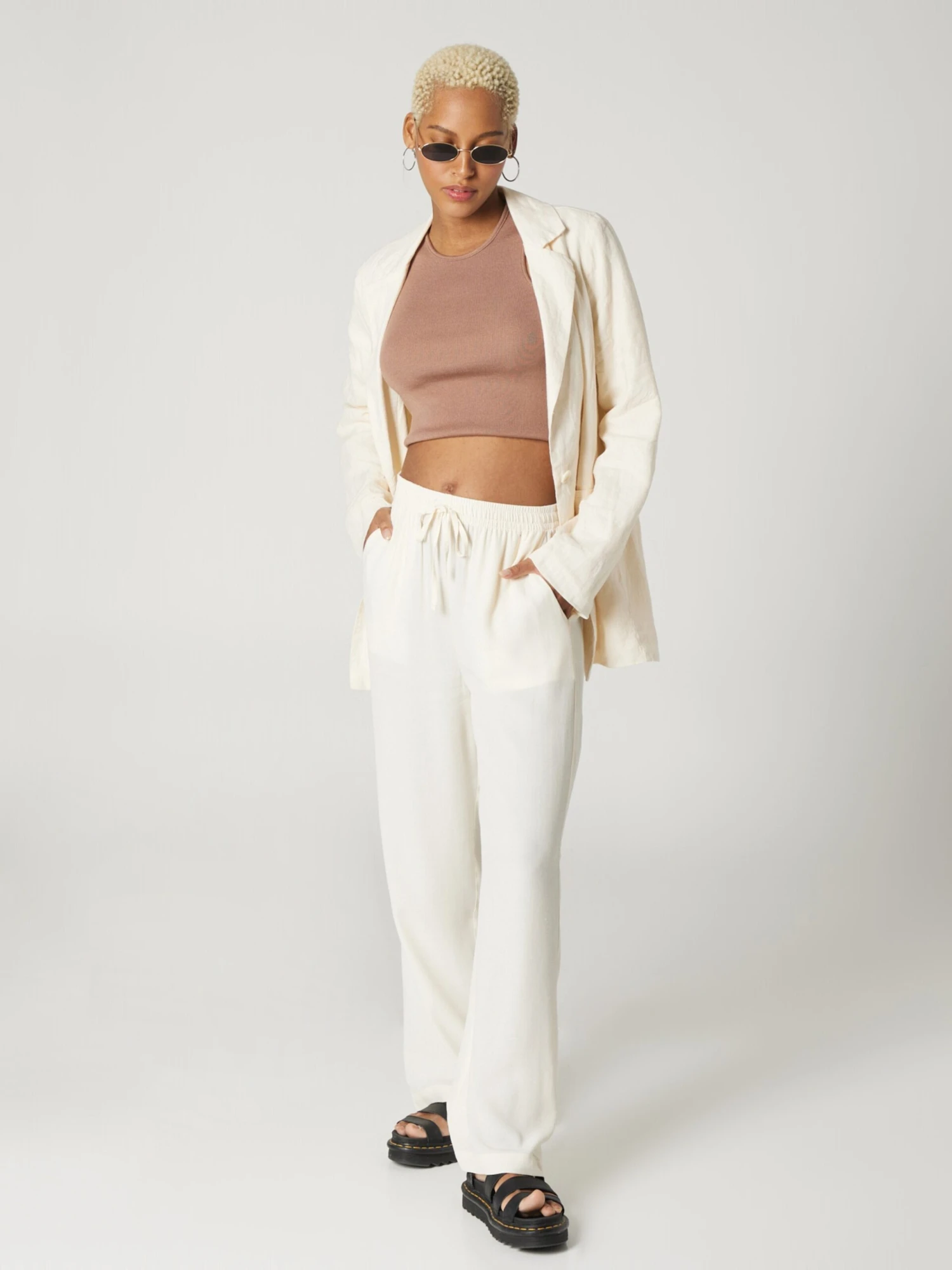 Tanktops Top Jule Dames Lichtbruin 7 Tanktops Top Jule Dames Lichtbruin - Afbeelding 5