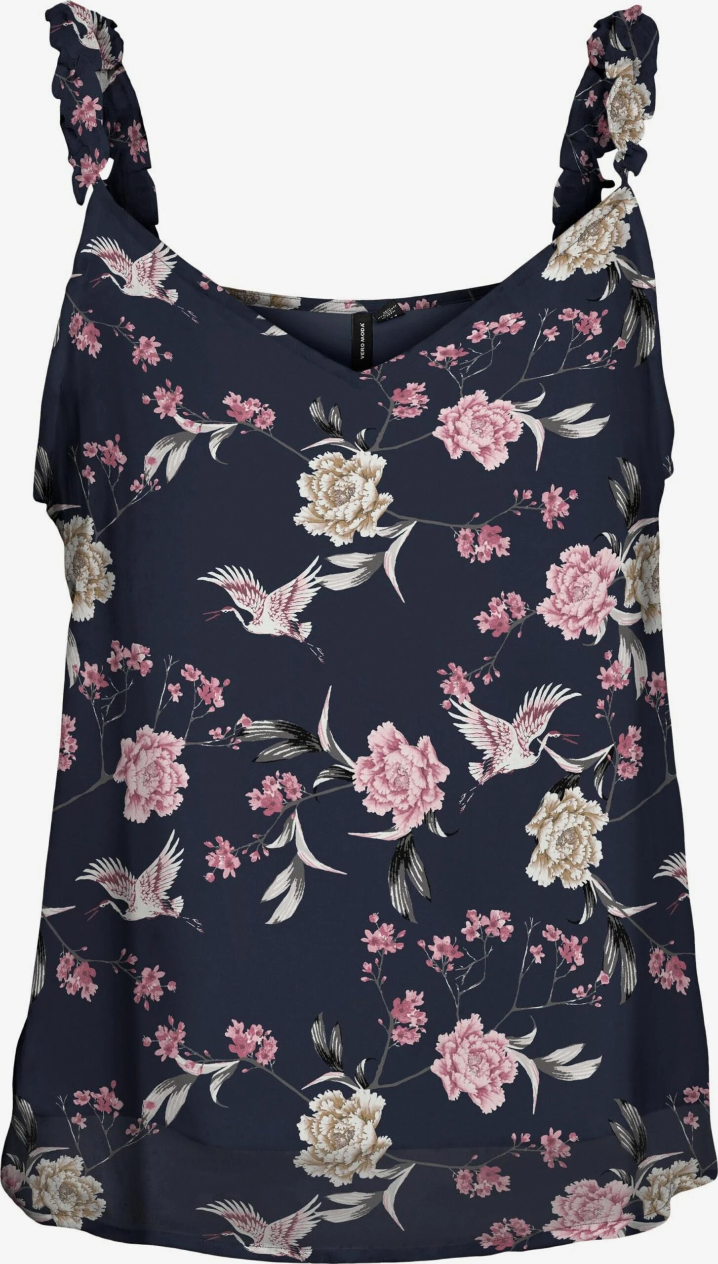 Vero Moda Tanktops Top SMILLA Dames Navy 3 Vero Moda Tanktops Top SMILLA Dames Navy