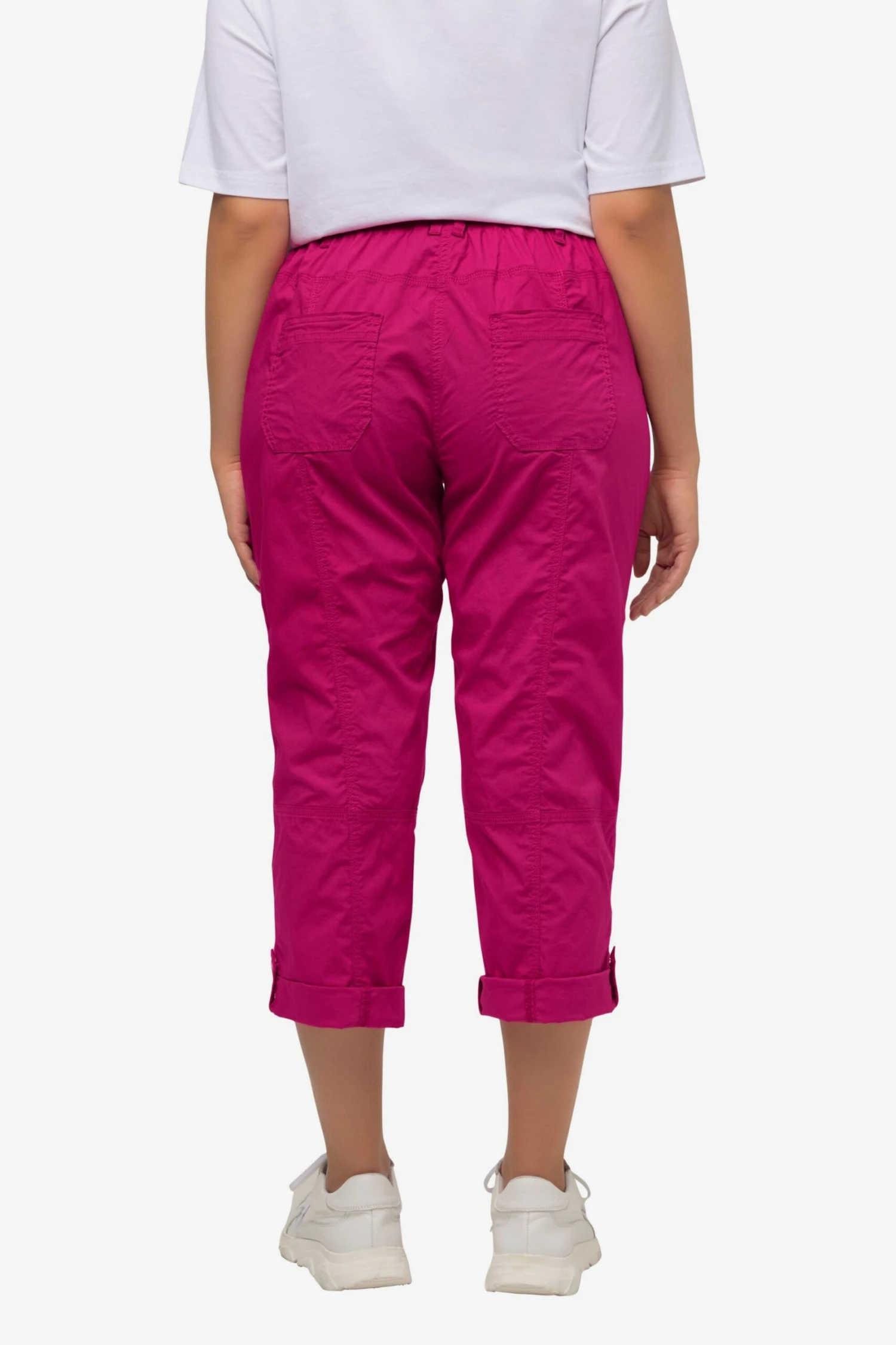 Ulla Popken Pantalons Bootcut Broek Dames Fuchsia 6 Ulla Popken Pantalons Bootcut Broek Dames Fuchsia - Afbeelding 4