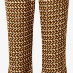 ONLY Pantalons Flared Broek DIEM LIFE Dames Bruin / Karamel