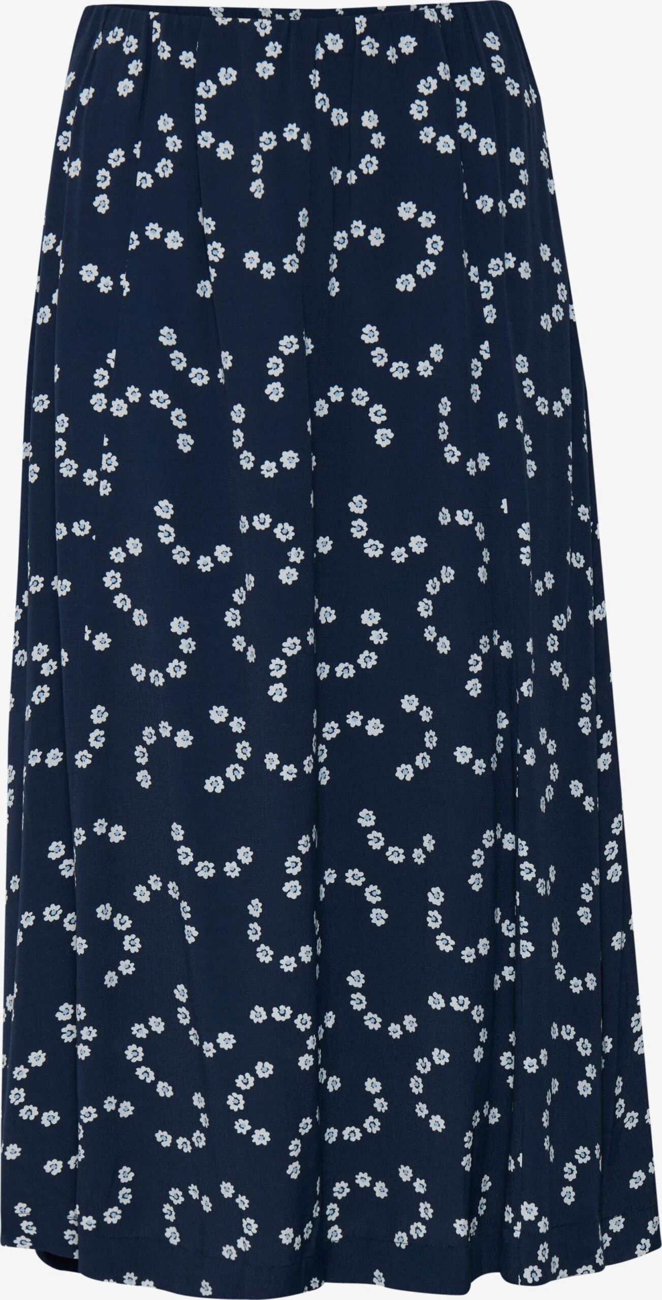 ICHI Midi Rokken Rok Dames Donkerblauw 3 ICHI Midi Rokken Rok Dames Donkerblauw