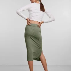Pieces Midi Rokken Rok Kylie Dames Olijfgroen 9 Pieces Midi Rokken Rok Kylie Dames Olijfgroen -About You Winkel dae9d3a8caf8eb10d535dfea815ef3b6 scaled