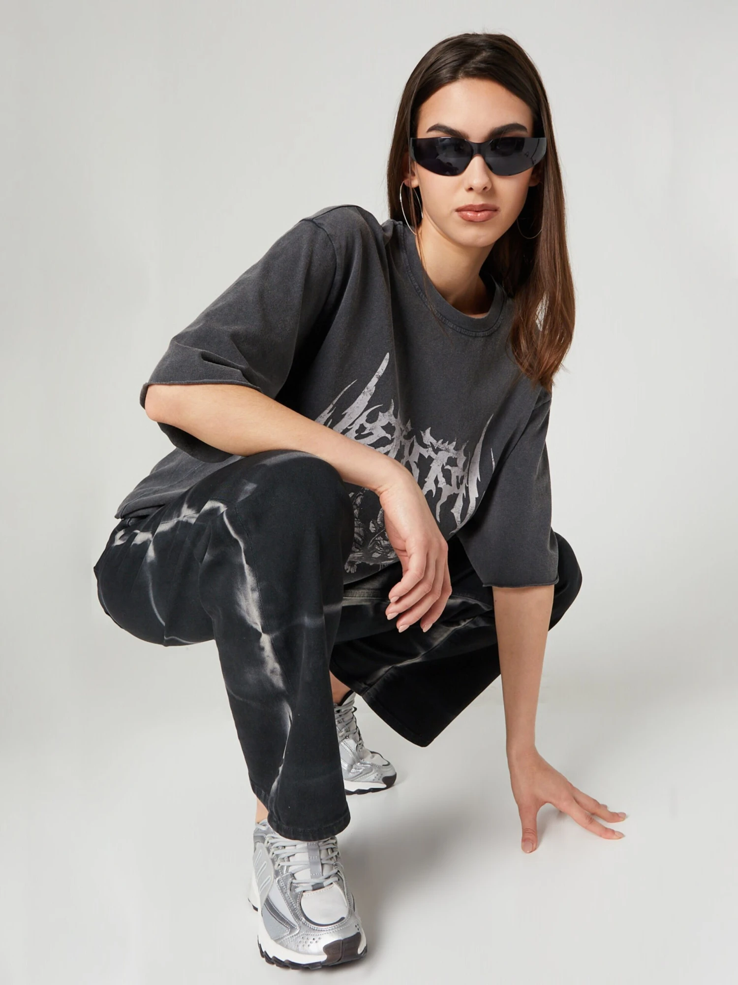 T-shirts Shirt Nilay Dames Grijs 10 T-shirts Shirt Nilay Dames Grijs - Afbeelding 8