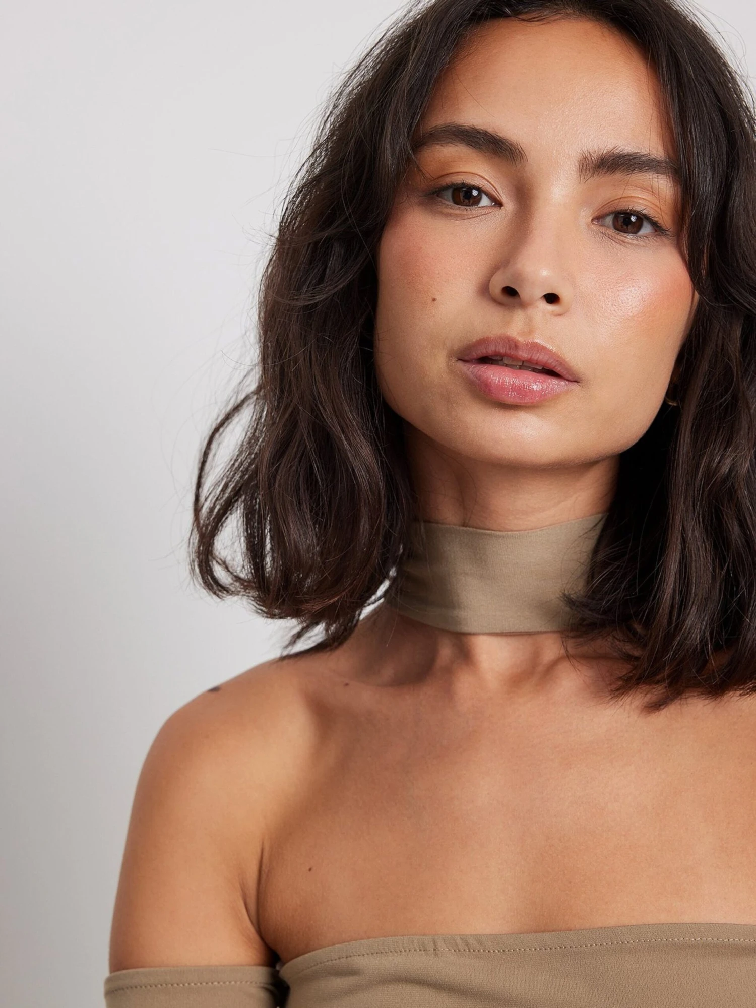 NA-KD Crop Tops Top Dames Bruin 6 NA-KD Crop Tops Top Dames Bruin - Afbeelding 4