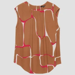 Someday Blouse Tops Blouse Zacci Dames Bruin