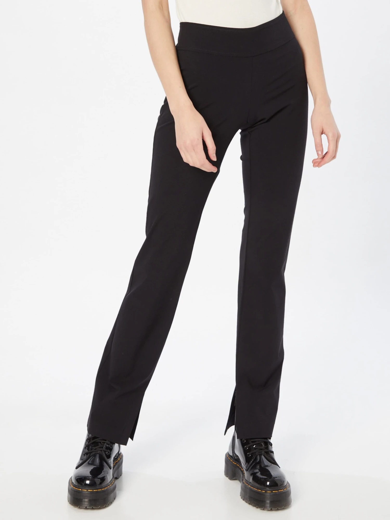 WEEKDAY Pantalons Slimfit Broek Melody Dames Zwart 5 WEEKDAY Pantalons Slimfit Broek Melody Dames Zwart - Afbeelding 3