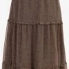 DreiMaster Vintage Maxi Rokken Rok Dames Bruin / Lichtbruin -About You Winkel e2c5ade207071f90d32a3d7a7ae1e388