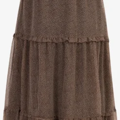 DreiMaster Vintage Maxi Rokken Rok Dames Bruin / Lichtbruin