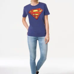 Logoshirt T-shirts Shirt DC Comics – Superman Dames Blauw -About You Winkel e4fcc508e25e8b933d562f93eff4eab9 scaled