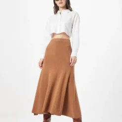 Vanessa Bruno Maxi Rokken Rok ANABELLE Dames Lichtbruin -About You Winkel e54f2e1e420d815e88c1558df10872f9 scaled