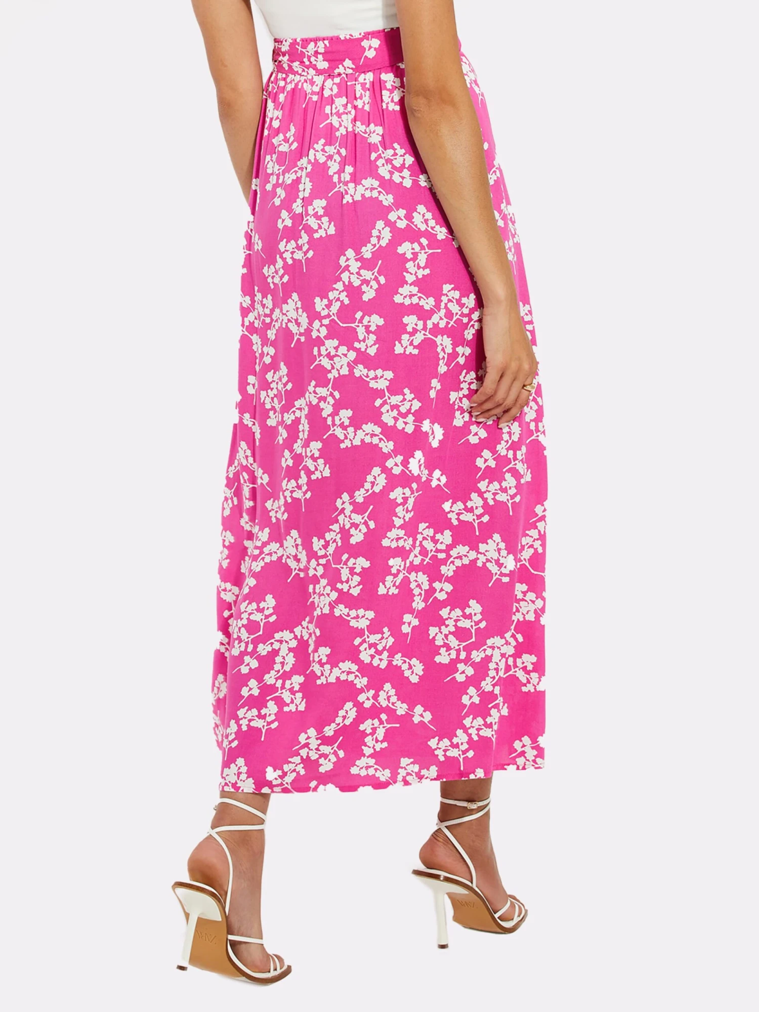 Threadbare Maxi Rokken Rok Sherbet Dames Lichtroze 5 Threadbare Maxi Rokken Rok Sherbet Dames Lichtroze - Afbeelding 3