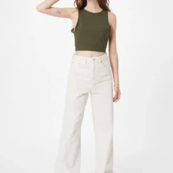 About You Crop Tops Top Mila Dames Groen -About You Winkel e632e2675941f77c26faa1bf6ff3b9f7 scaled