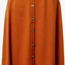 Midi Rokken Rok IRLENNI Dames Oker